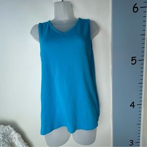 Lands' End Light Blue Tank Top Women's‎ Medium